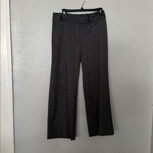 Ann Taylor Curvy Grey Black Trouser Dress Pants